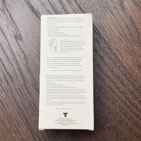 Rose quartz facial roller - Picture 4 of 4